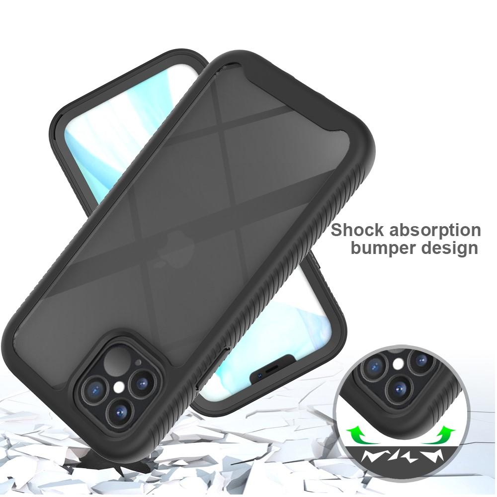 Funda con cobertura total iPhone 12/iPhone 12 Pro Negro
