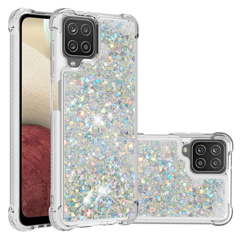 Funda Glitter Powder TPU Samsung Galaxy A12 5G Plata