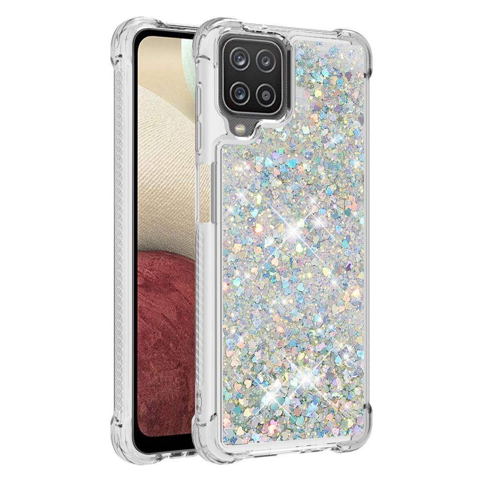 Funda Glitter Powder TPU Samsung Galaxy A12 5G Plata