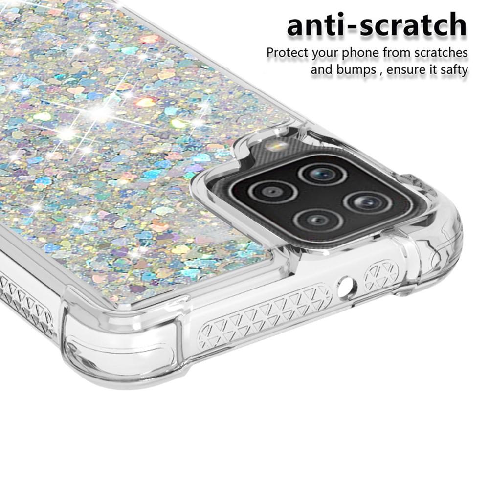 Funda Glitter Powder TPU Samsung Galaxy A12 5G Plata