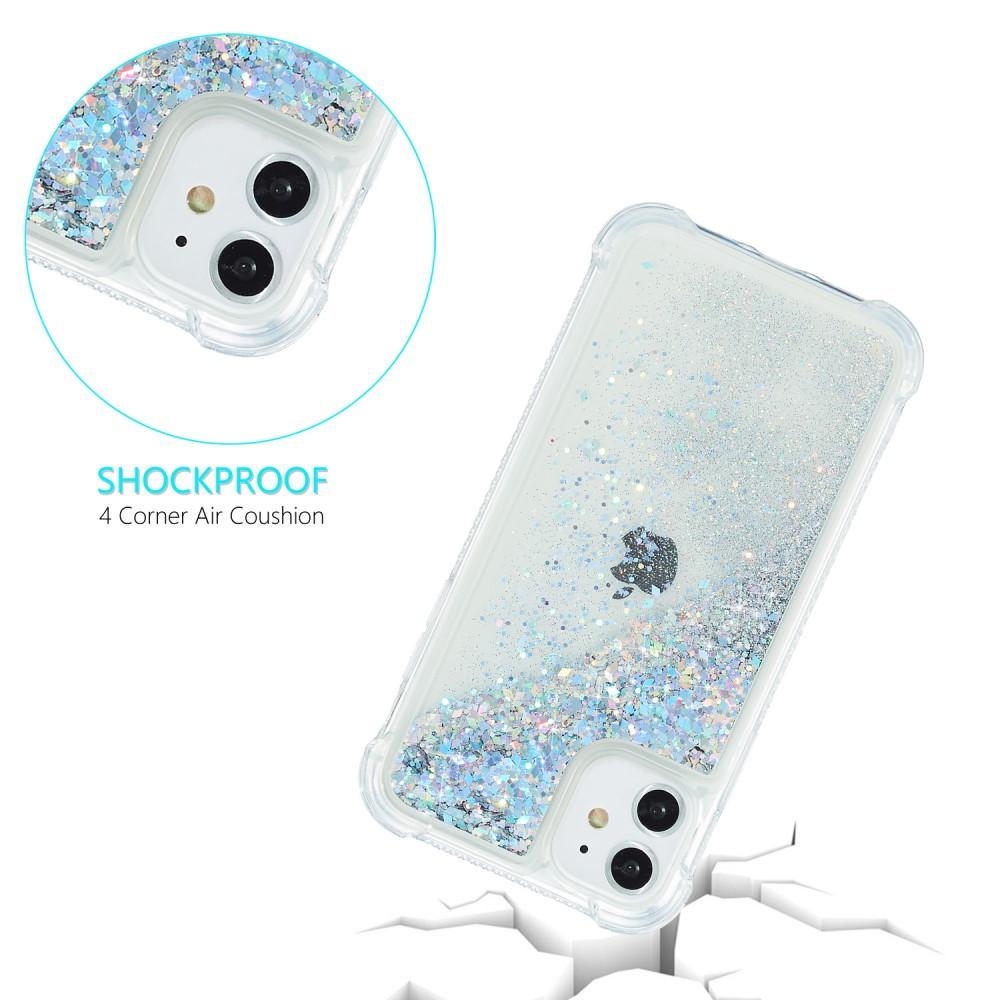 Funda Glitter Powder TPU iPhone 12/12 Pro Plata