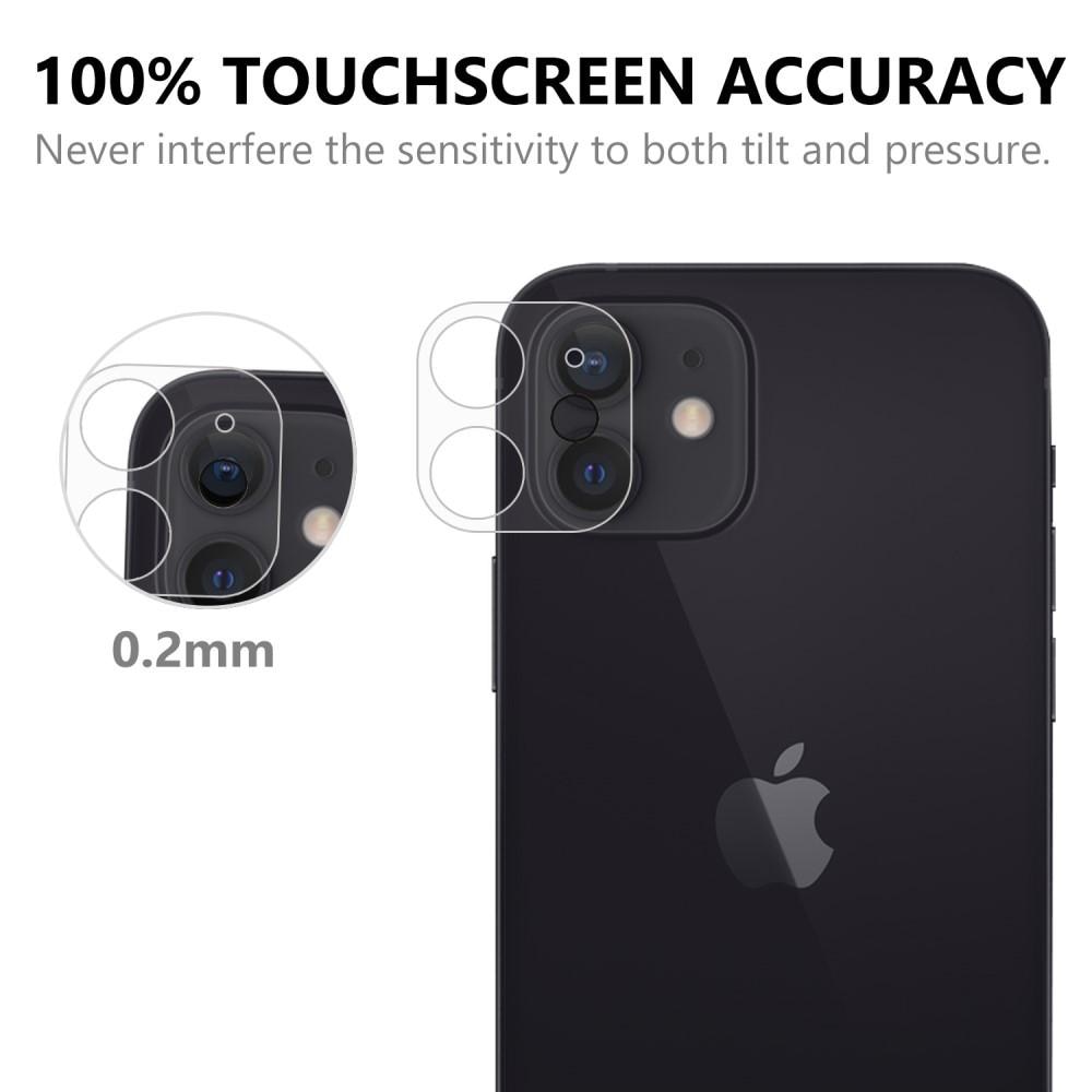 Protector de cámara y pantalla de cristal templado iPhone 12