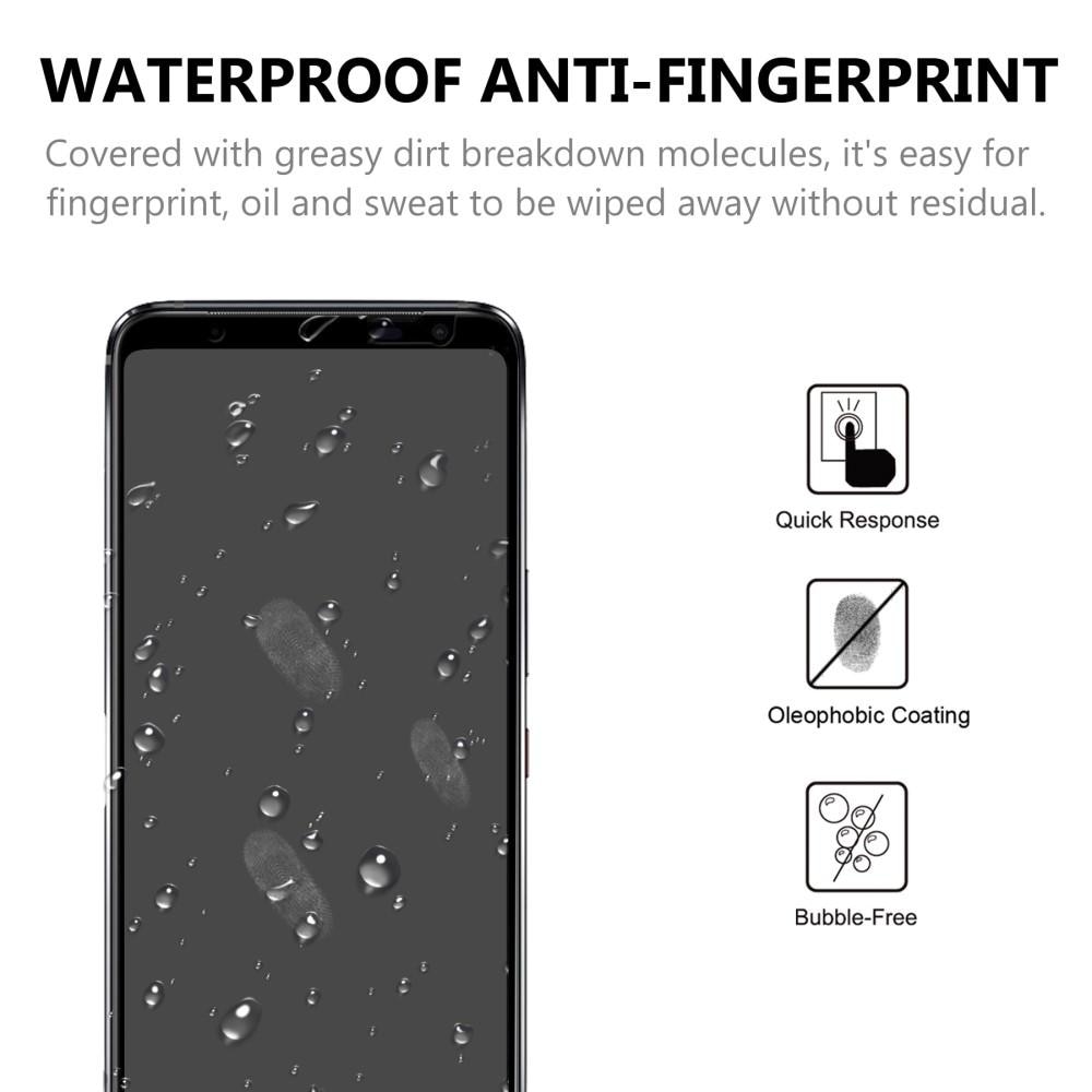 Protector de pantalla cobertura total cristal templado Asus ROG Phone 5 Negro