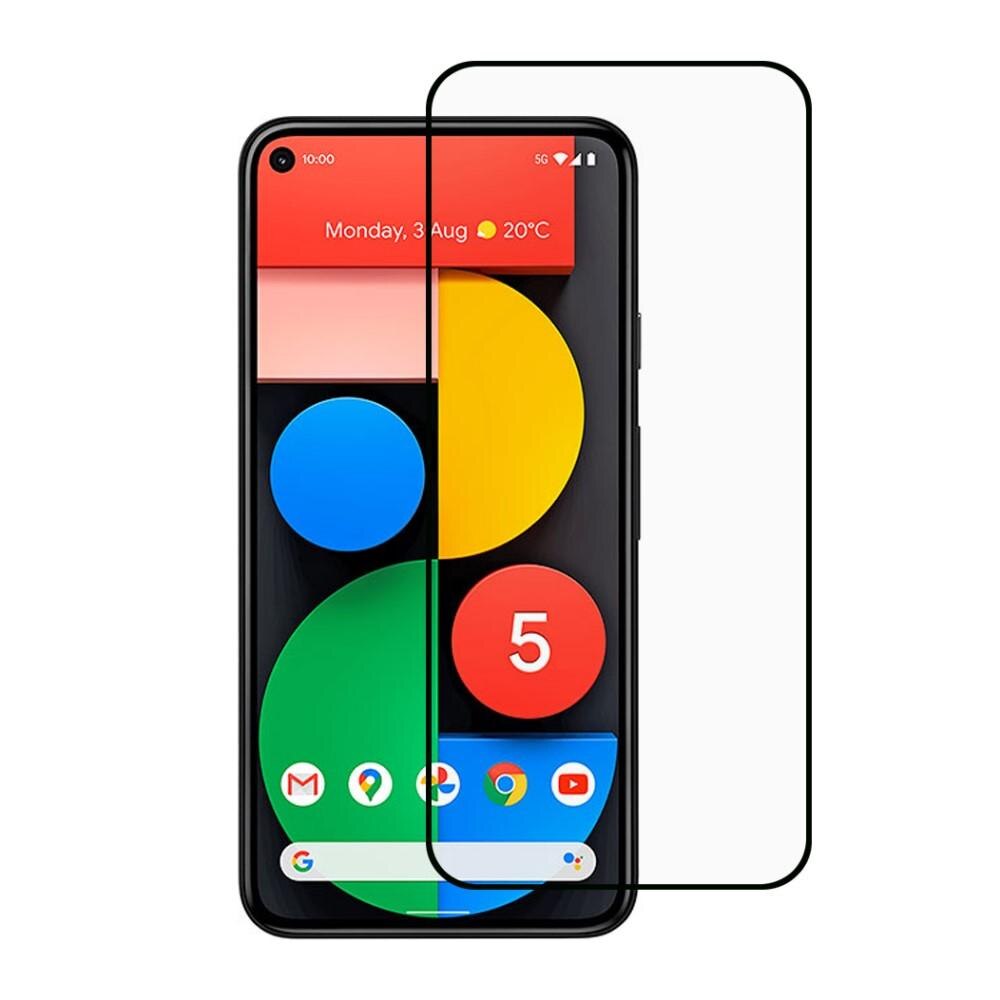 Protector de pantalla cobertura total cristal templado Google Pixel 5a Negro