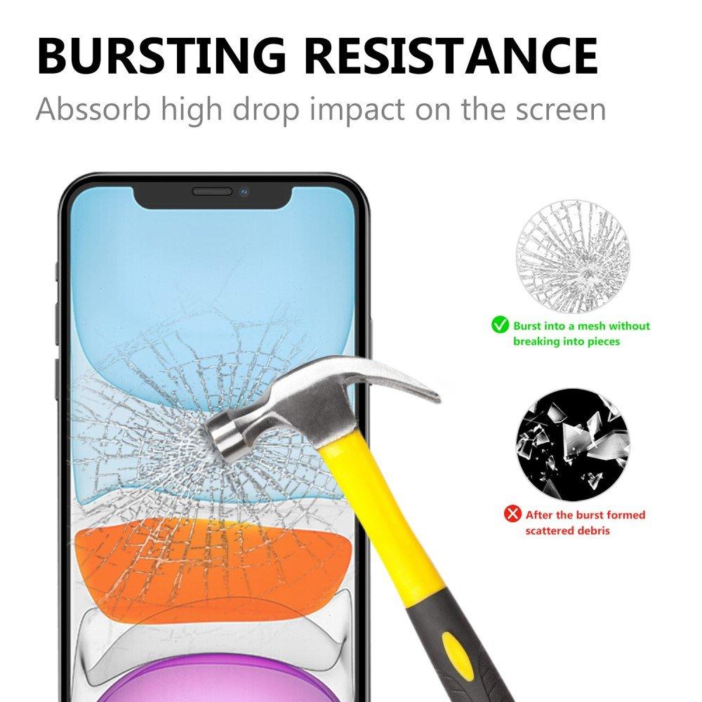 Protector de pantalla cobertura total cristal templado iPhone 12 Pro Max Negro