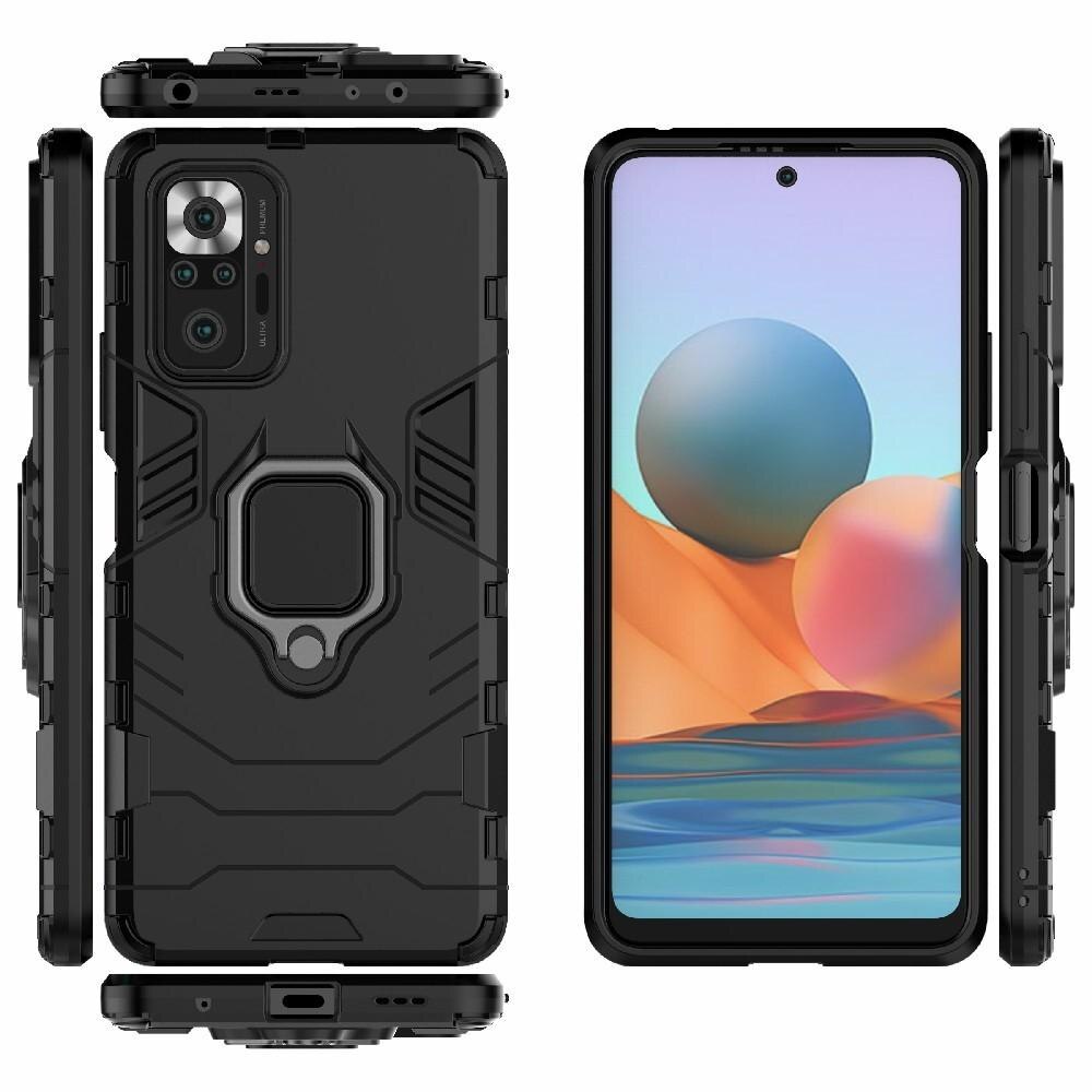 Funda híbrida Tech Ring Xiaomi Redmi Note 10 Pro Negro