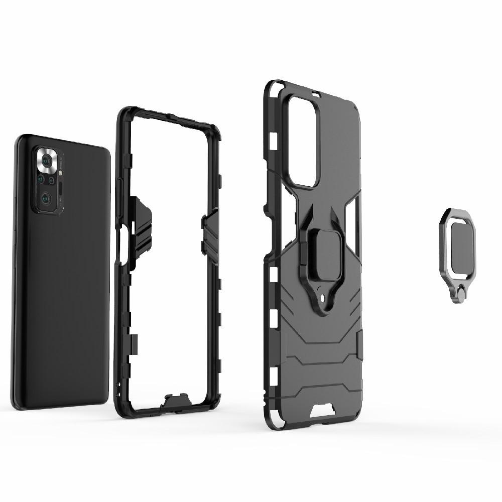 Funda híbrida Tech Ring Xiaomi Redmi Note 10 Pro Negro