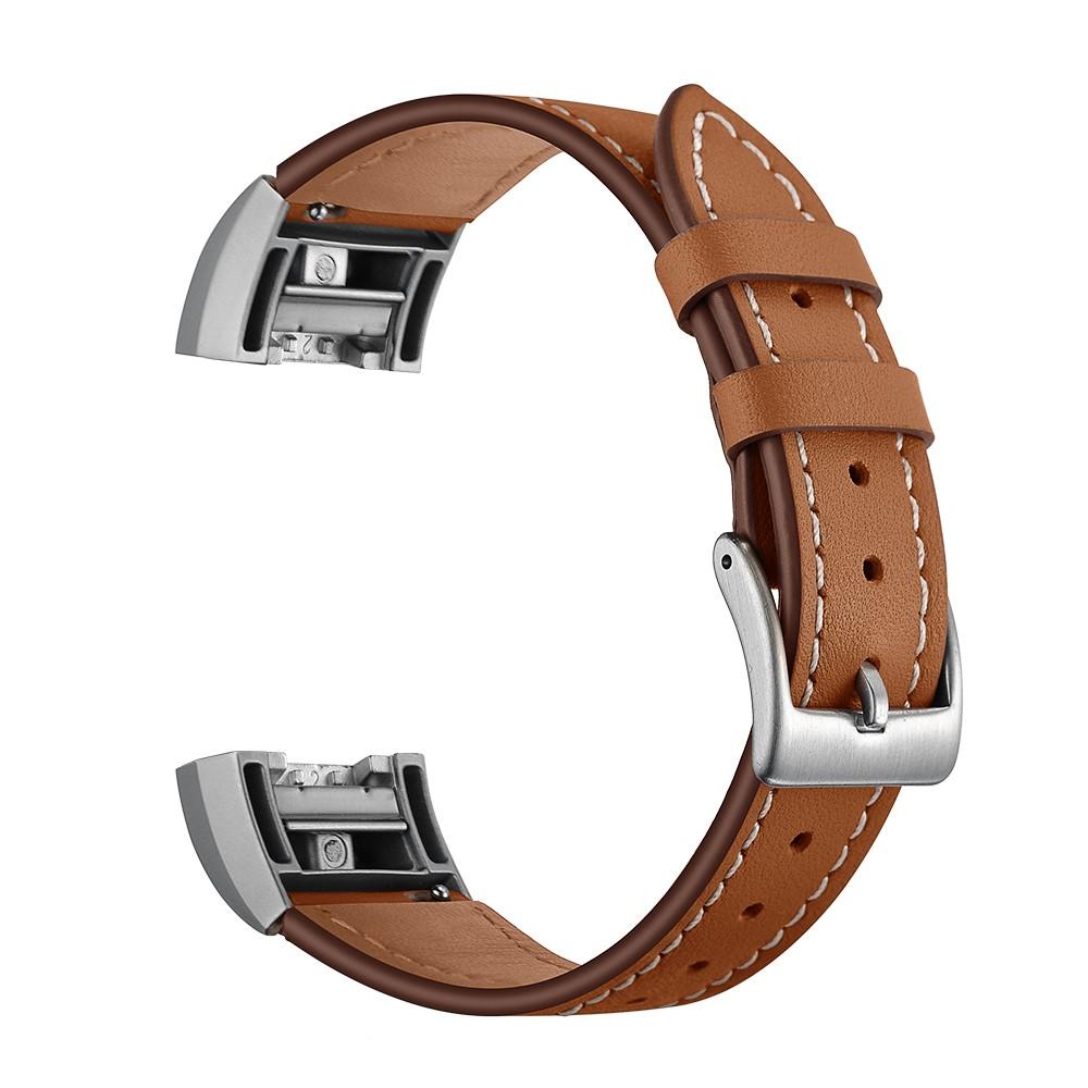 Correa de Piel Fitbit Charge 2 Marrón