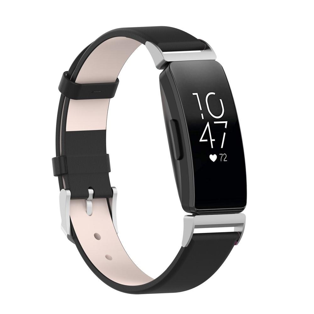 Correa de Piel Fitbit Inspire/Inspire 2 Negro