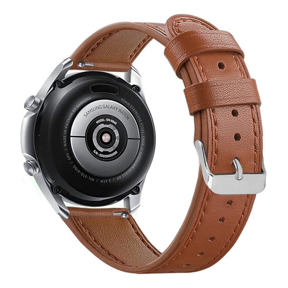 Correa de Piel Samsung Galaxy Watch 3 41mm Marrón