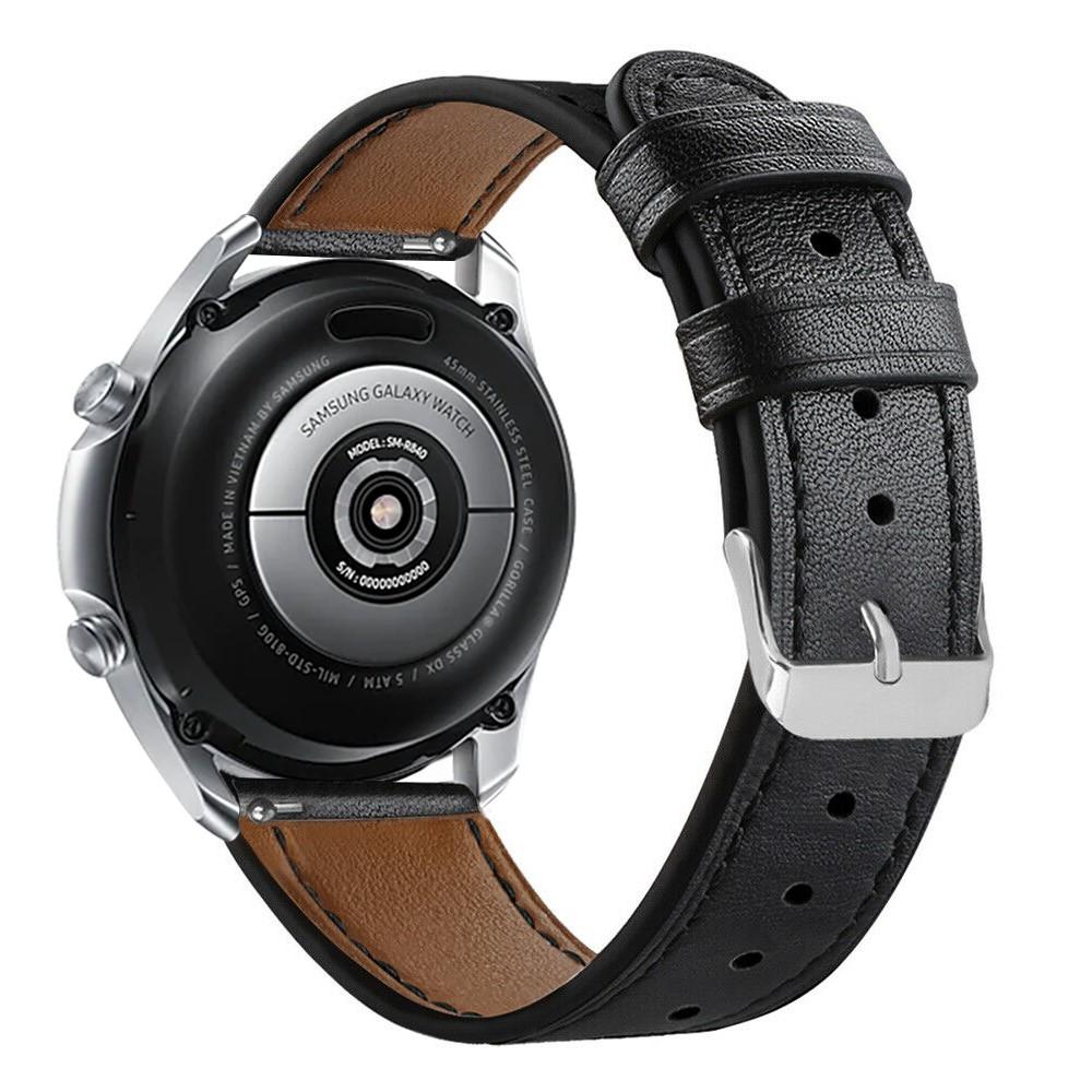 Correa de Piel Samsung Galaxy Watch 3 41mm Negro