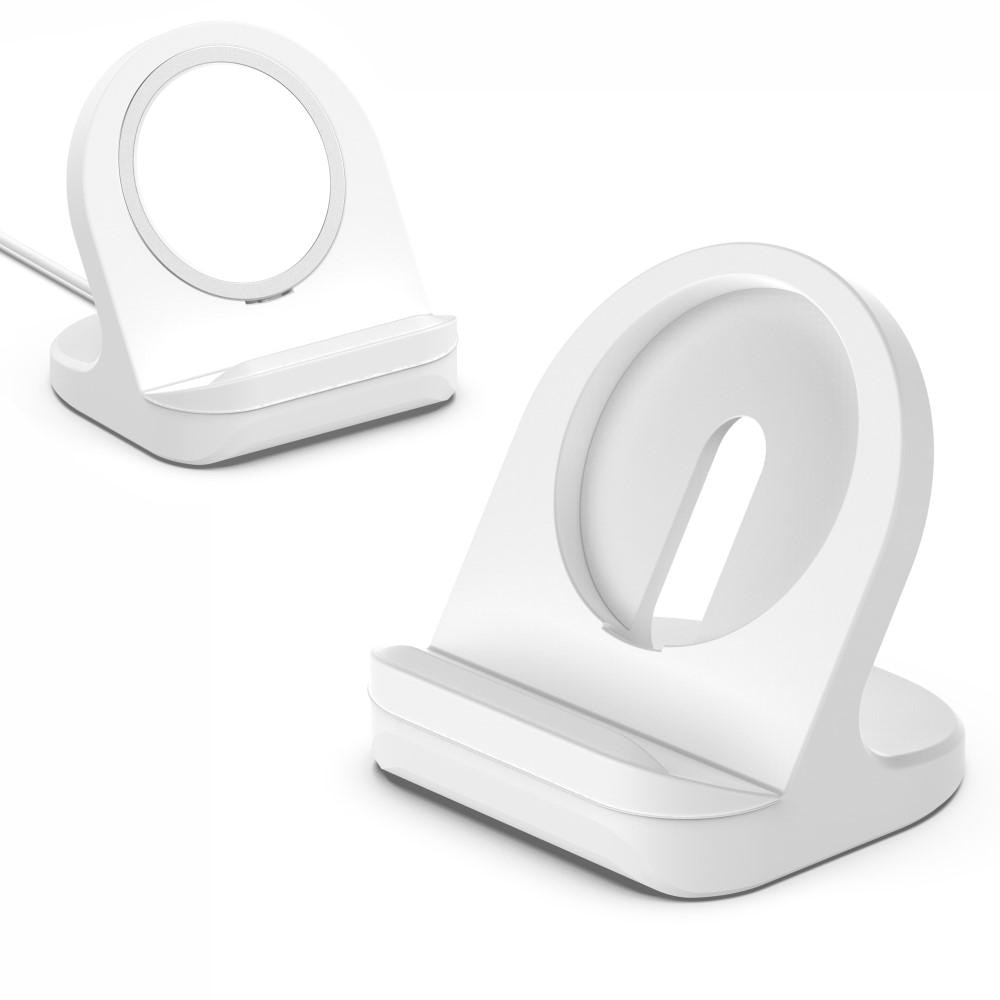 Soporte de carga compatible con cargador MagSafe Blanco