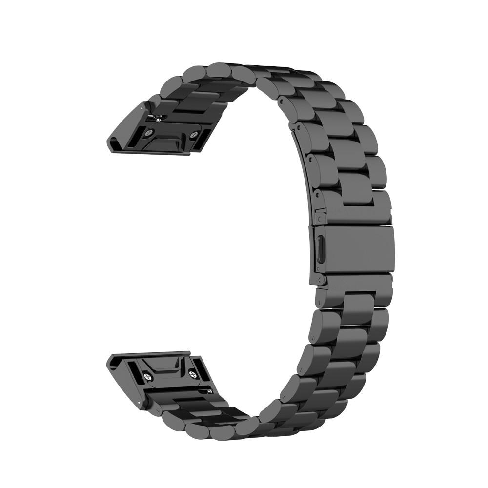 Correa de acero Garmin Fenix 6X negro