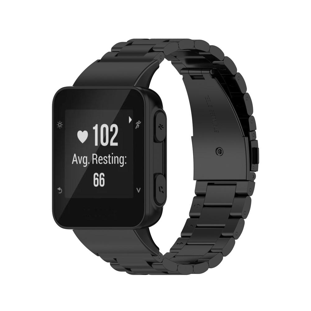 Correa de acero Garmin Forerunner 35 Negro