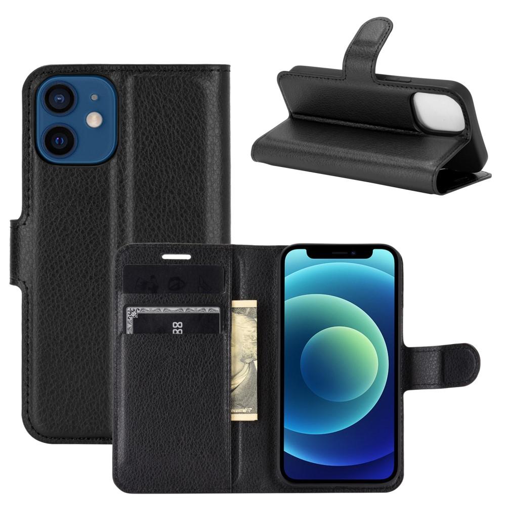 Funda cartera Apple iPhone 12 Mini Negro