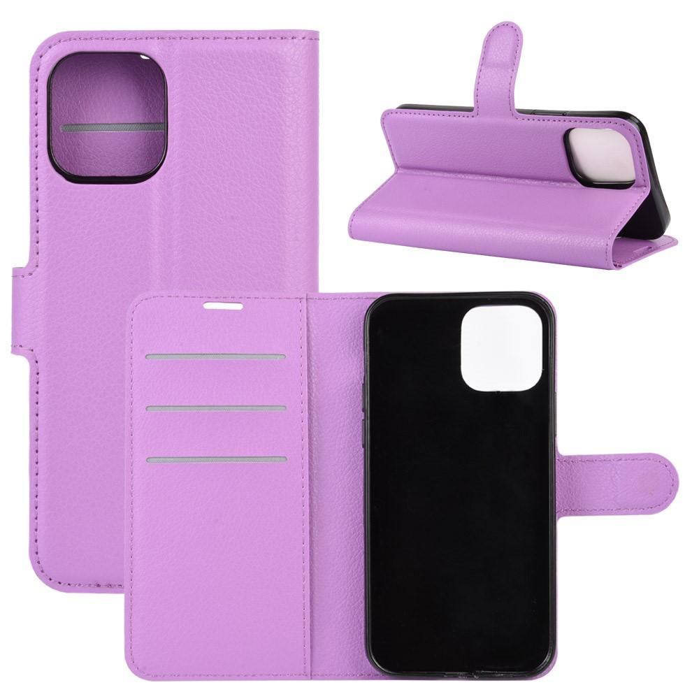 Funda cartera iPhone 12/12 Pro Violeta