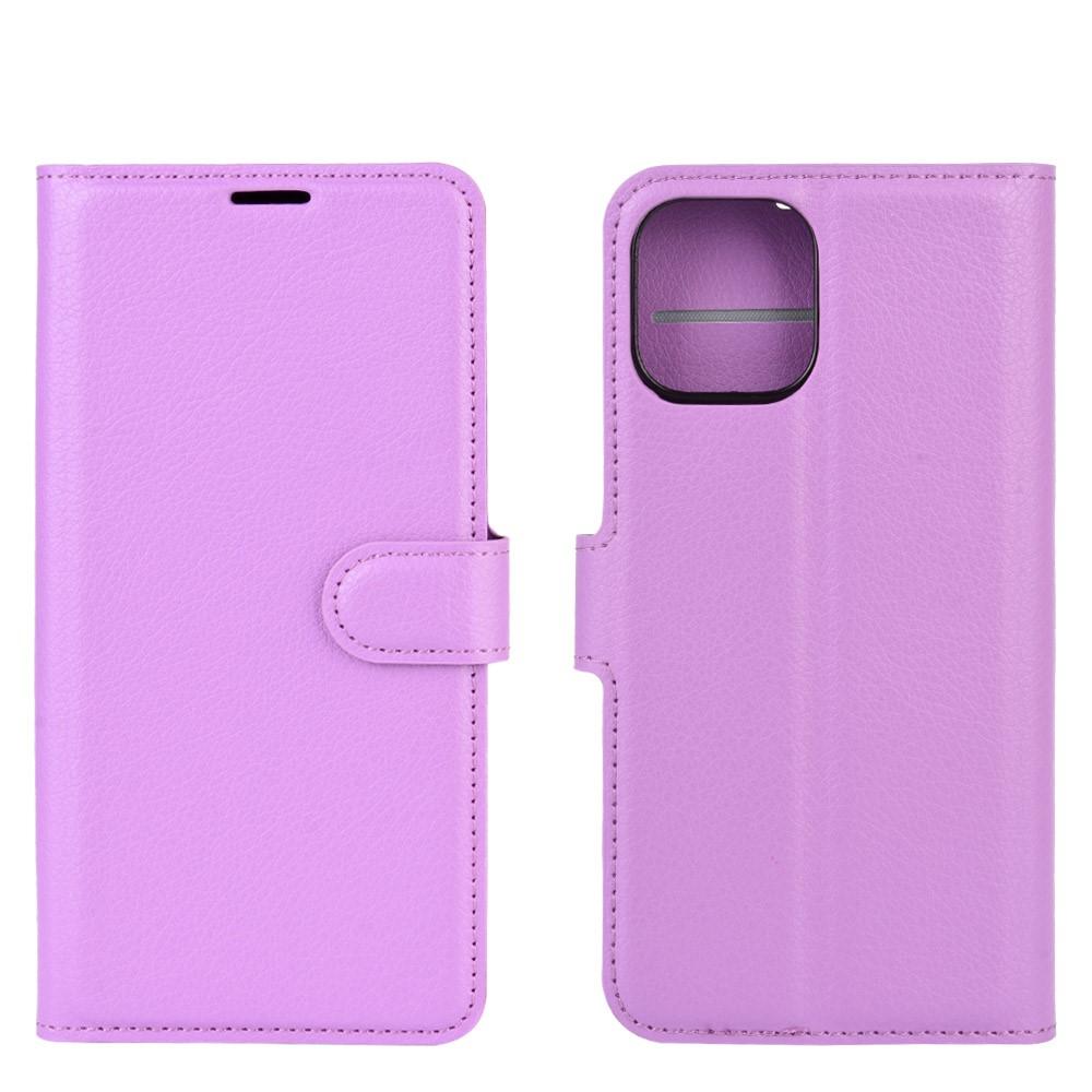 Funda cartera iPhone 12/12 Pro Violeta