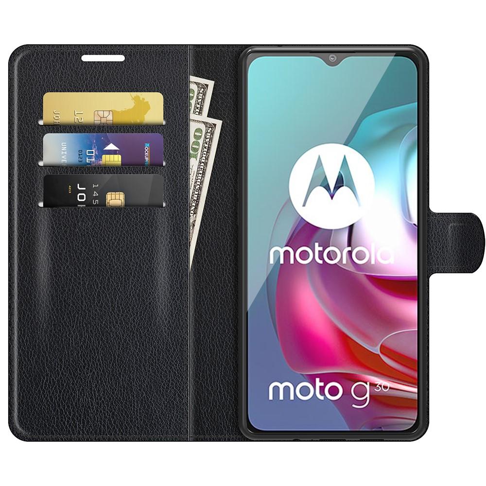 Funda cartera Motorola Moto G30/Moto G10/Moto G20 Negro