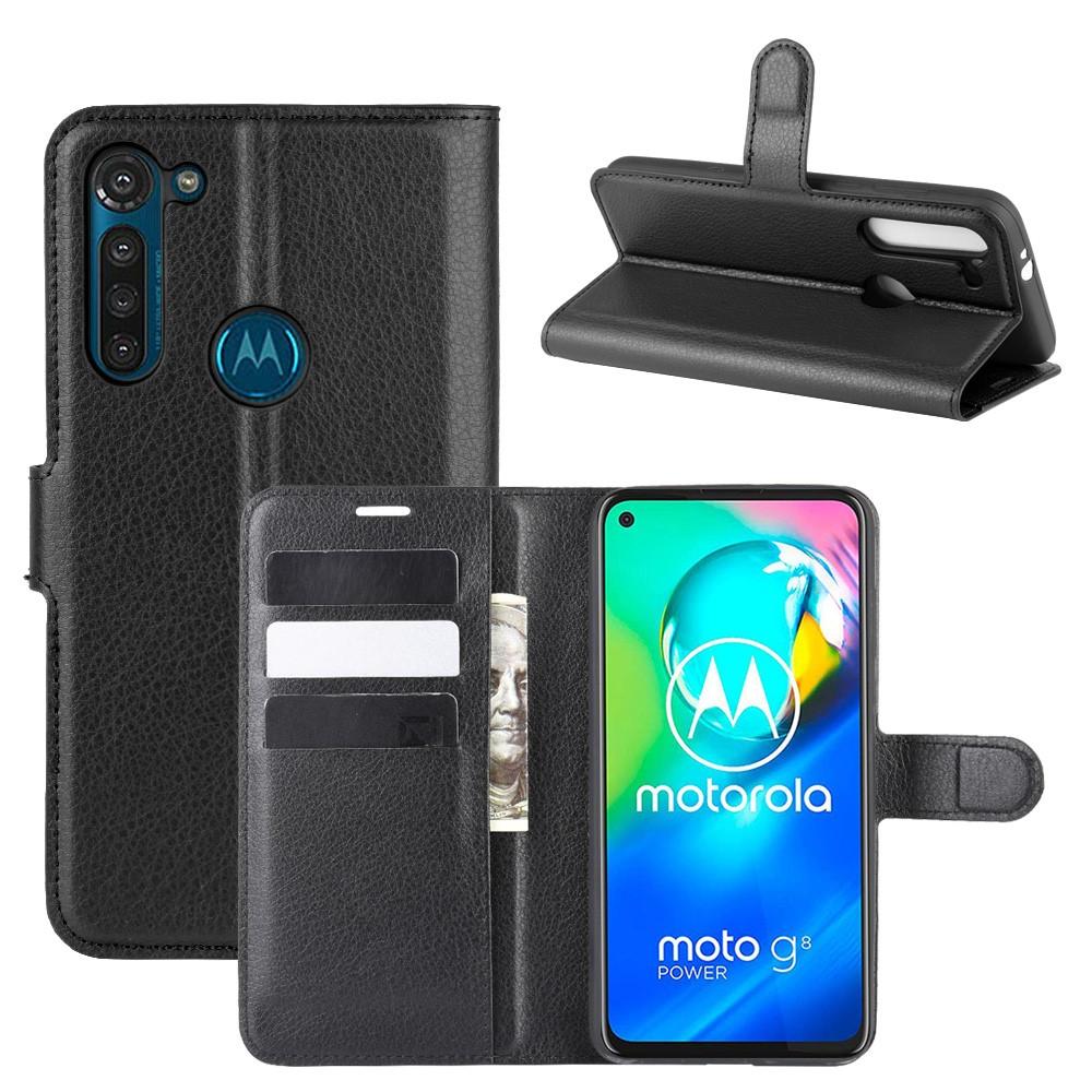 Funda cartera Motorola Moto G8 Power Negro