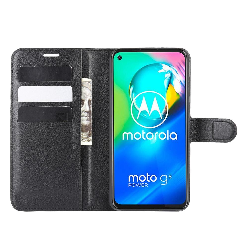 Funda cartera Motorola Moto G8 Power Negro