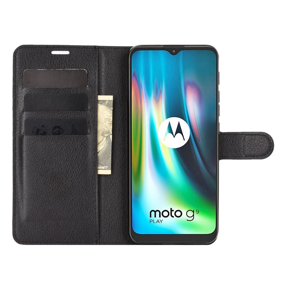 Funda cartera Motorola Moto G9 Play Negro