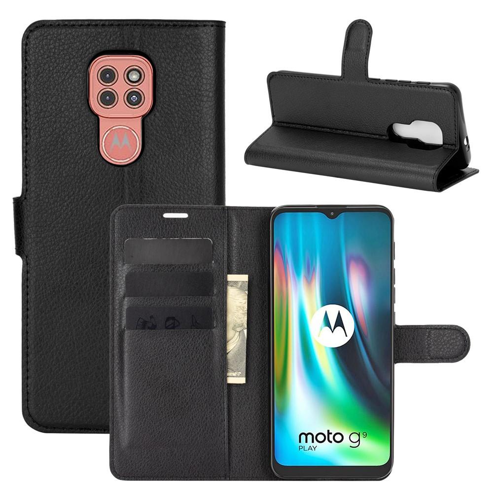 Funda cartera Motorola Moto G9 Play Negro