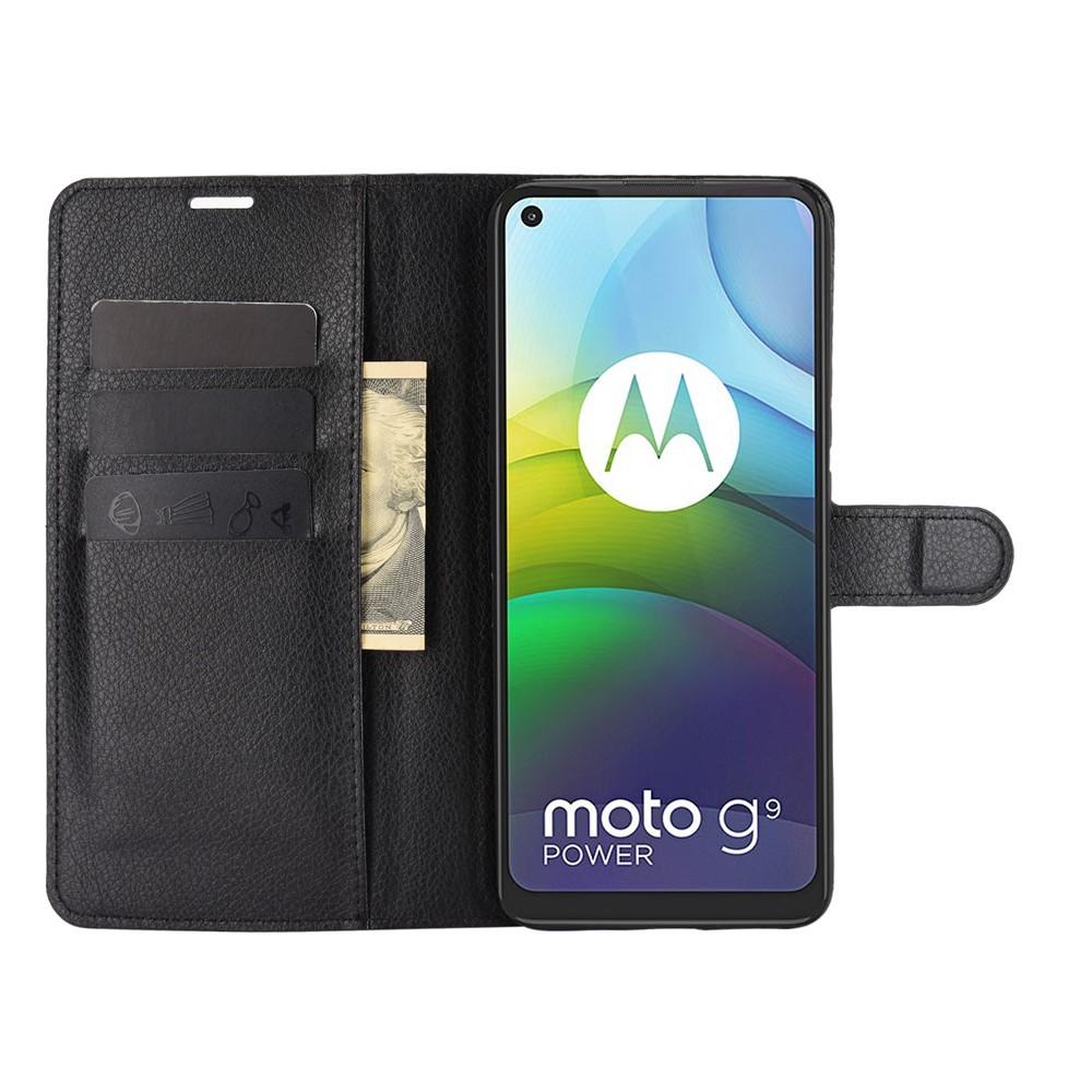 Funda cartera Motorola Moto G9 Power Negro