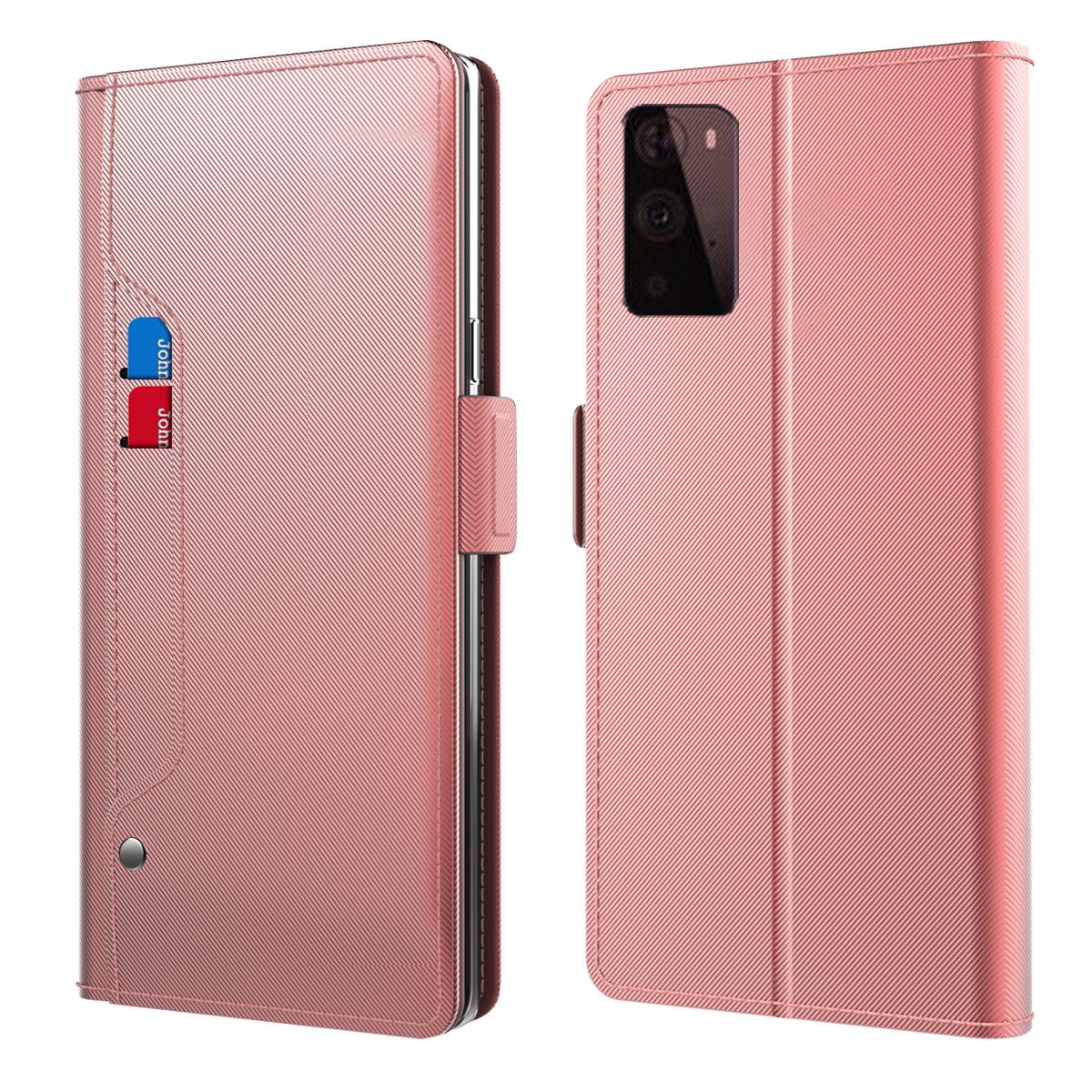 Funda con solapa Espejo OnePlus 9 Pro Pink Gold