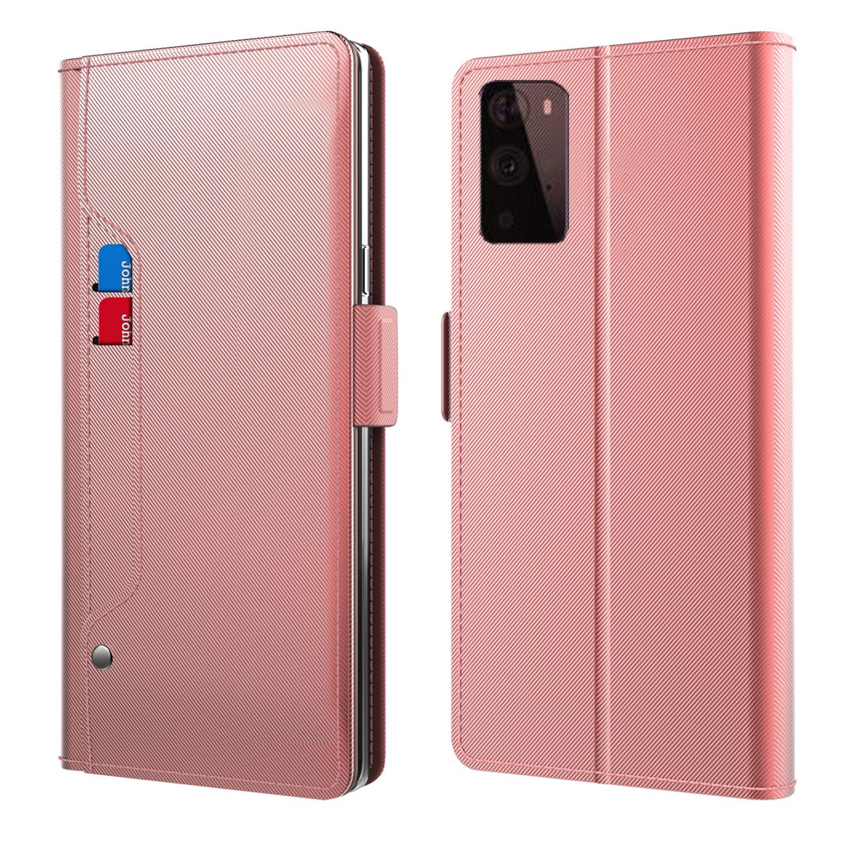 Funda con solapa Espejo OnePlus 9 Pink Gold