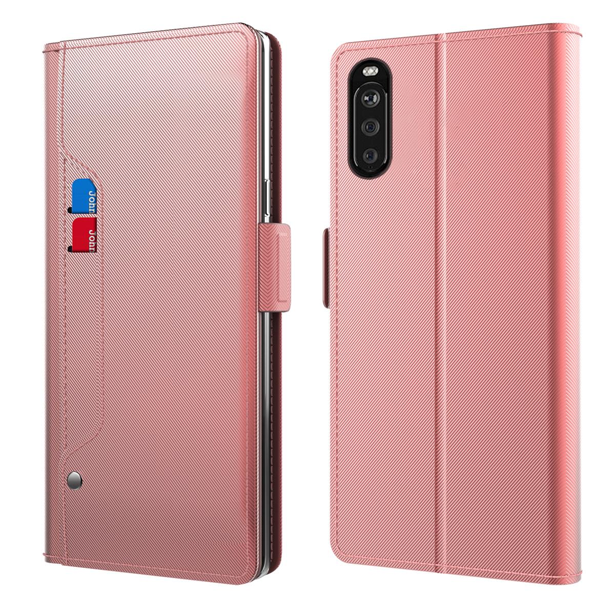 Funda con solapa Espejo Sony Xperia 10 III Pink Gold