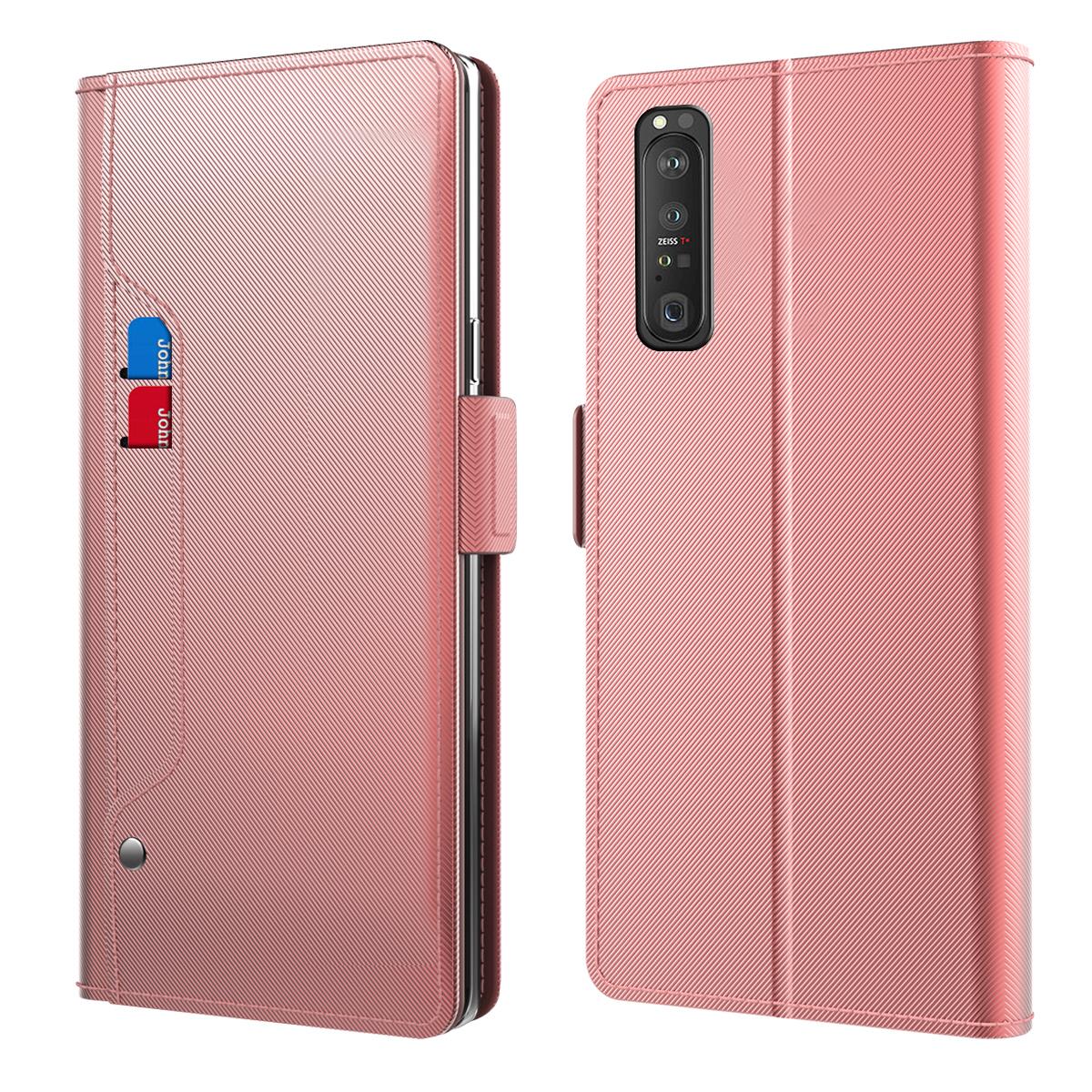 Funda con solapa Espejo Sony Xperia 1 III Pink Gold