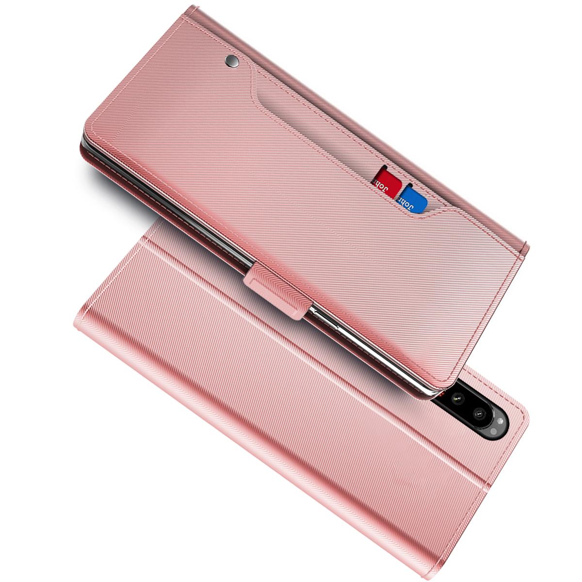 Funda con solapa Espejo Sony Xperia 5 III Pink Gold