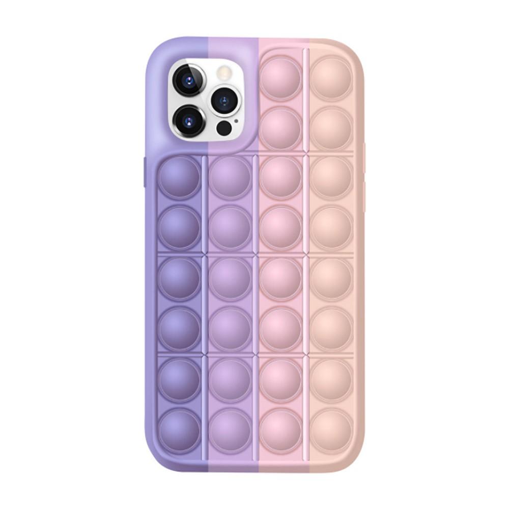 Funda Pop It iPhone 12 Pro Max Rosado/Violeta