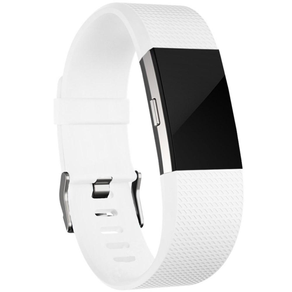 Correa de silicona para Fitbit Charge 2, blanco