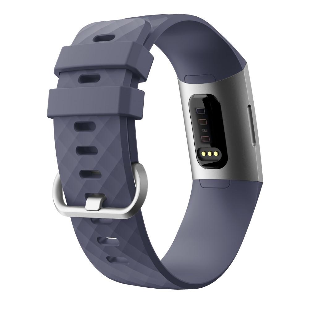 Correa de silicona para Fitbit Charge 3/Charge 4, Púrpura