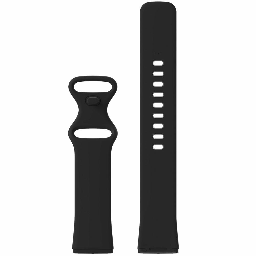 Correa de silicona Fitbit Versa 3/Sense Negro