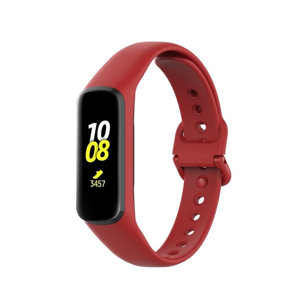 Correa de silicona para Samsung Galaxy Fit 2, rojo