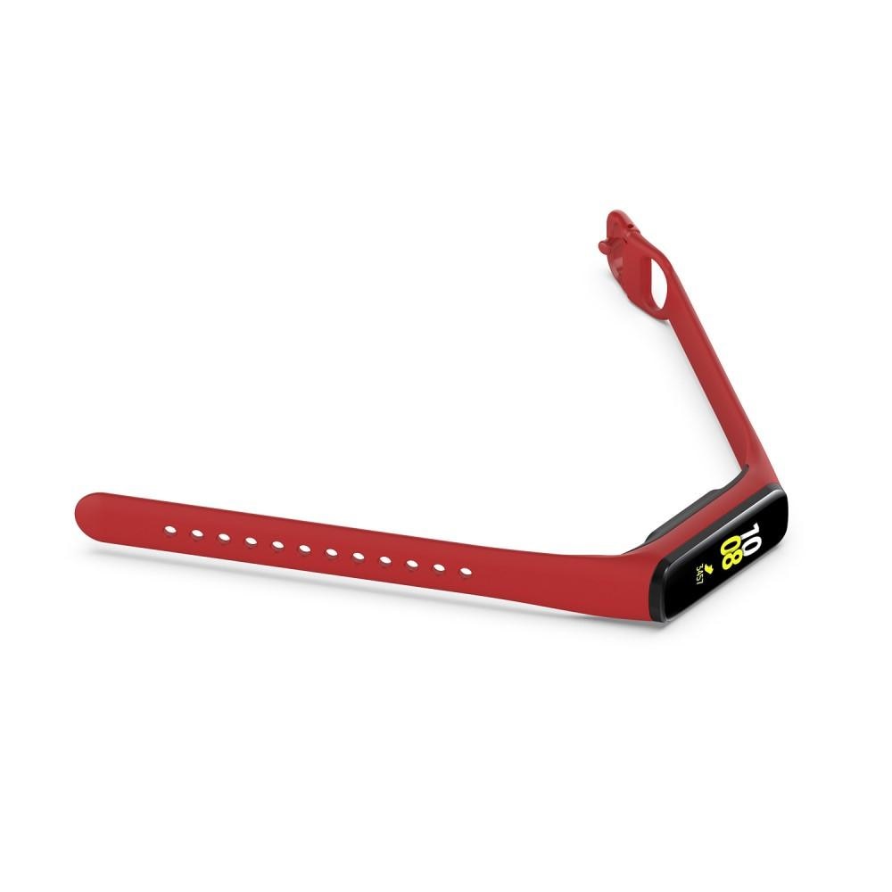 Correa de silicona para Samsung Galaxy Fit 2, rojo