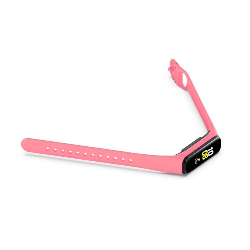 Correa de silicona para Samsung Galaxy Fit 2, rosado