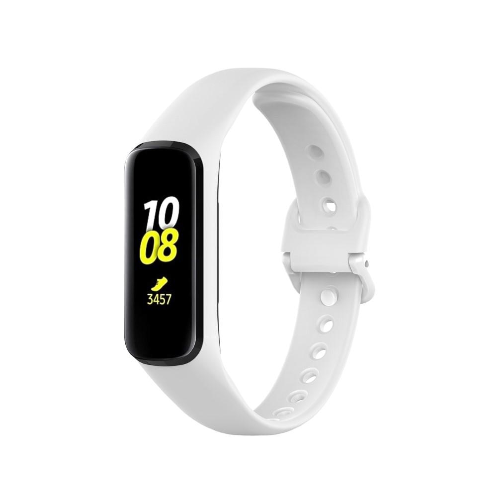 Correa de silicona para Samsung Galaxy Fit 2, blanco