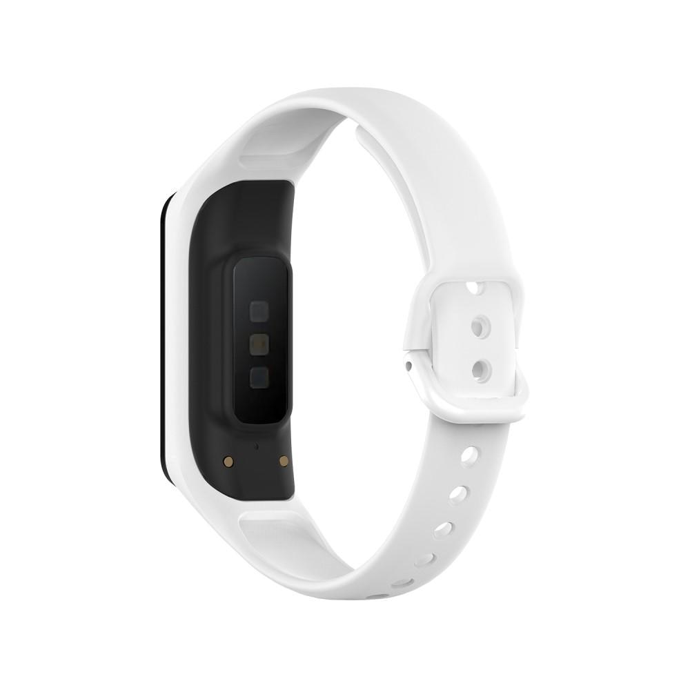 Correa de silicona para Samsung Galaxy Fit 2, blanco