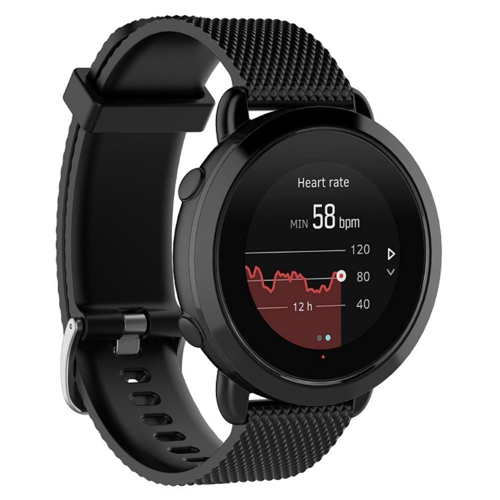 Correa de silicona para Suunto 3 Fitness, Negro
