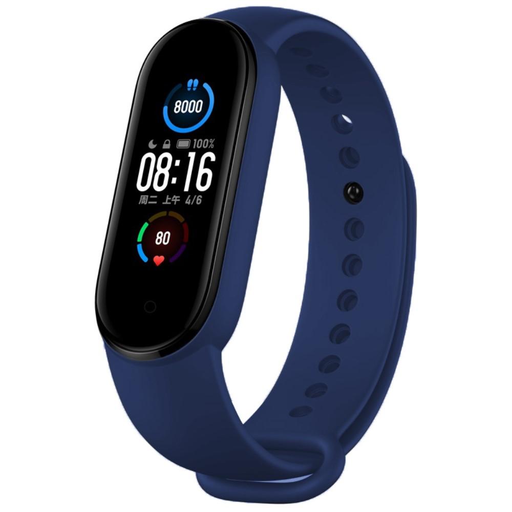 Correa de silicona para Xiaomi Mi Band 5/6, azul