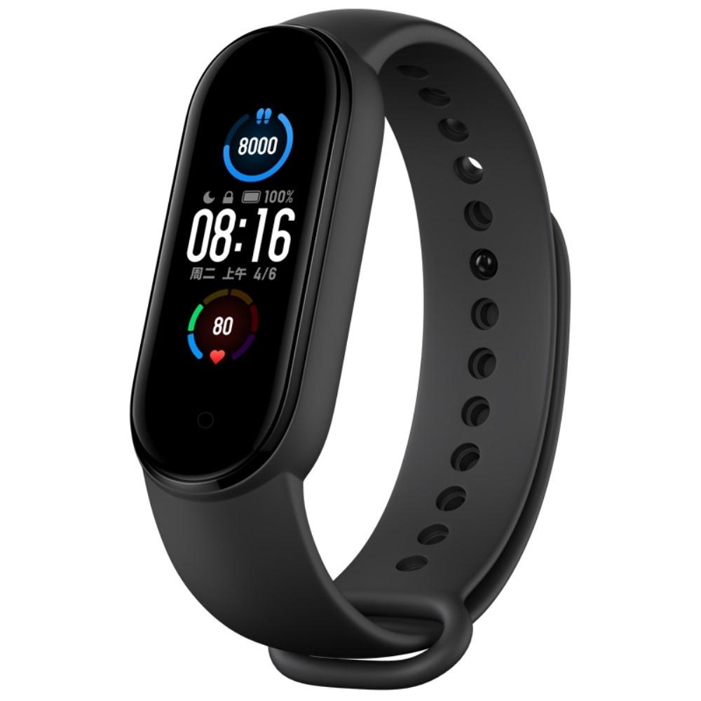 Correa de silicona para Xiaomi Mi Band 5/6, negro