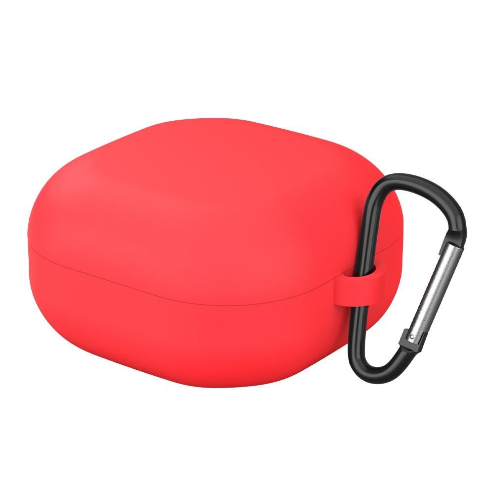 Funda de silicona con mosquetón Samsung Galaxy Buds 2/Live/Pro Rojo