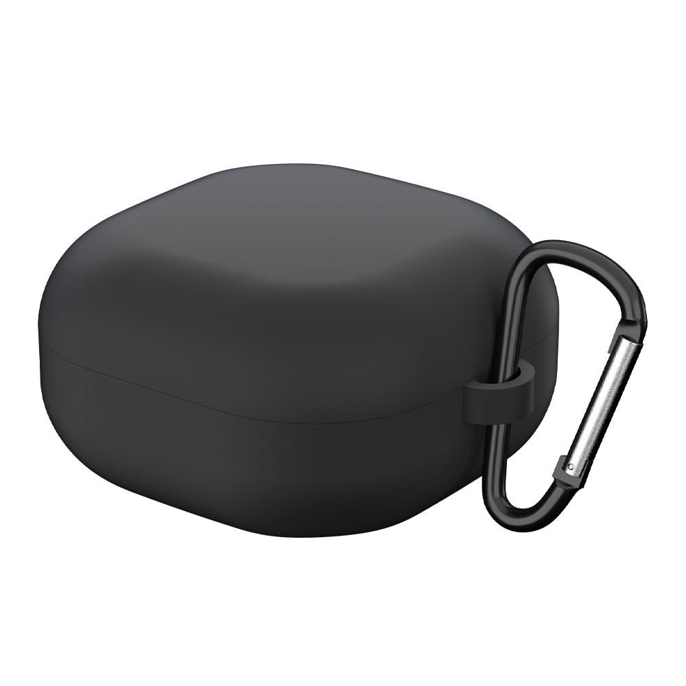 Funda de silicona con mosquetón Samsung Galaxy Buds 2/Live/Pro Negro