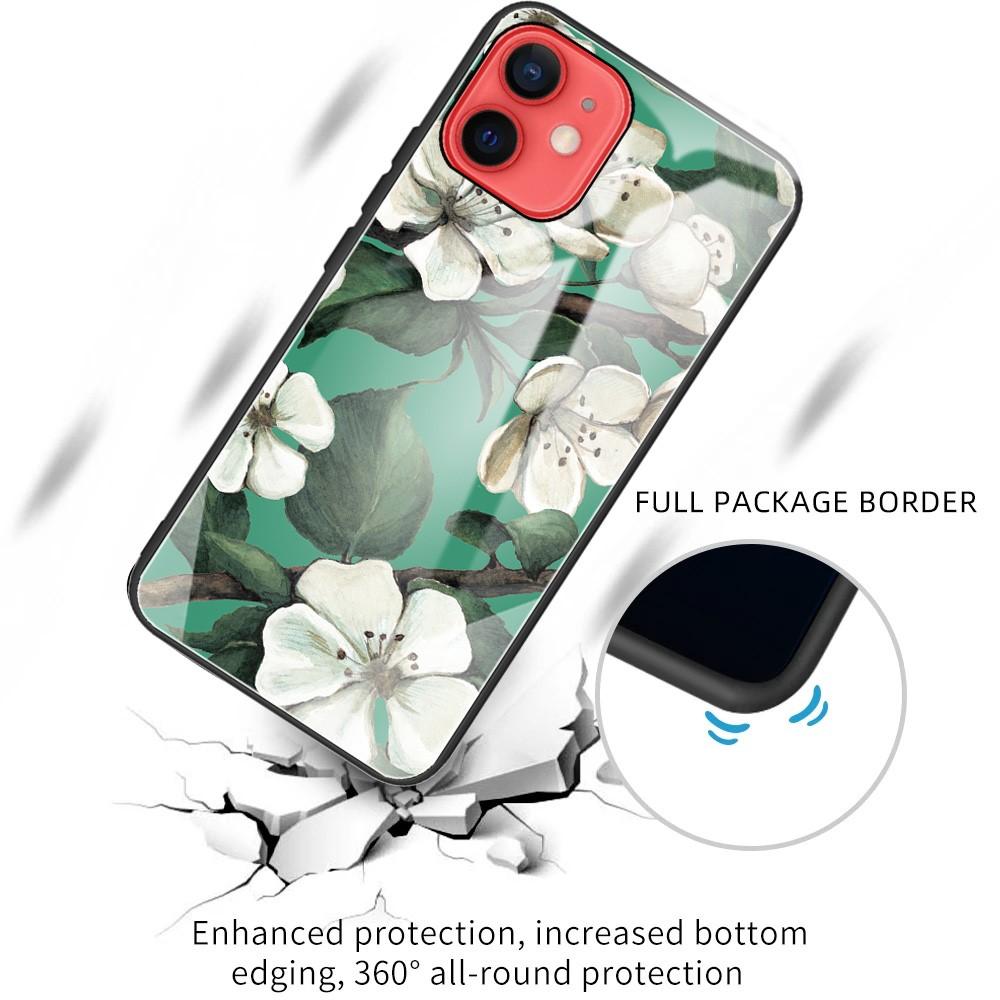 Funda vidrio templado iPhone 11 Flores