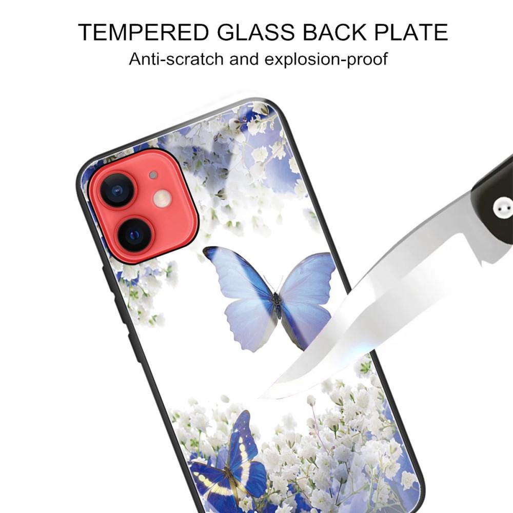 Funda vidrio templado iPhone 11 Mariposas