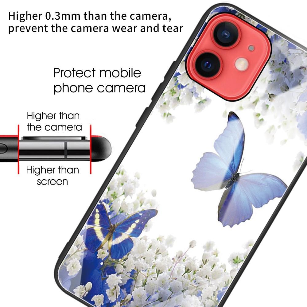 Funda vidrio templado iPhone 11 Mariposas