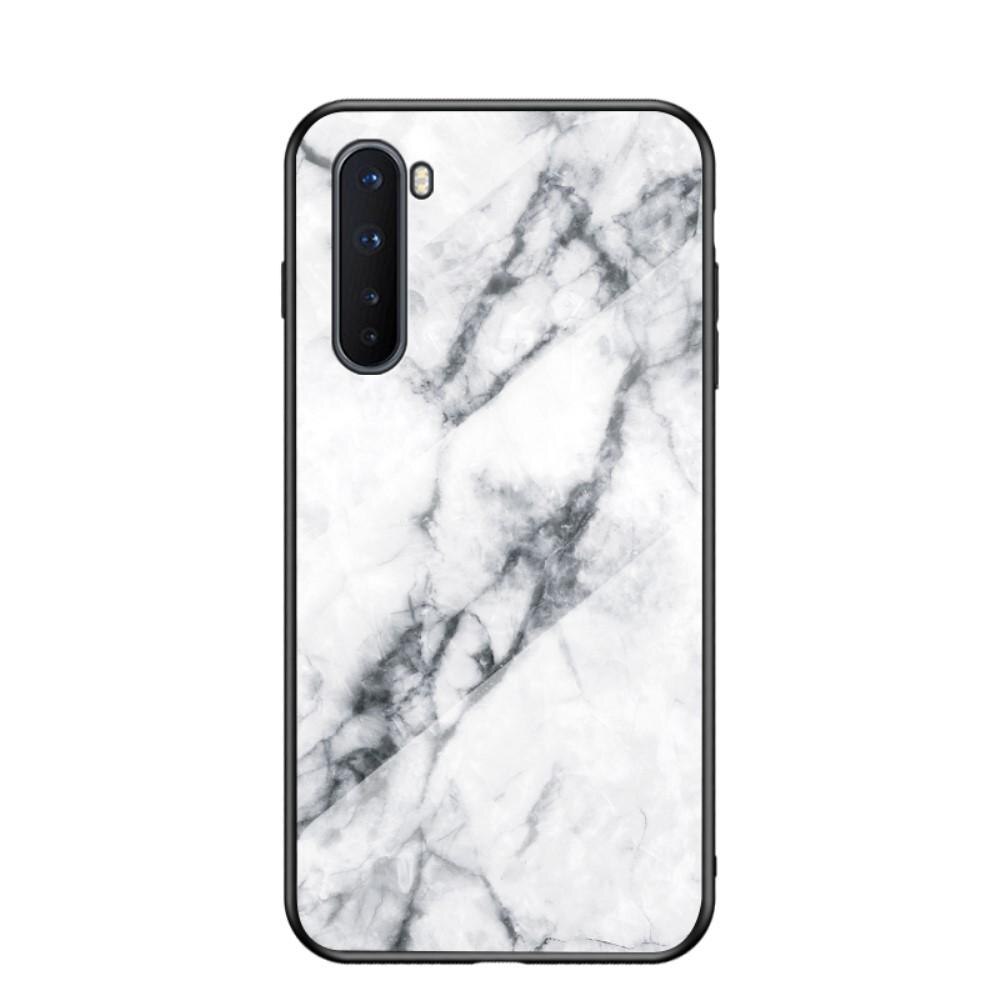 Funda vidrio templado OnePlus Nord Mármol blanco